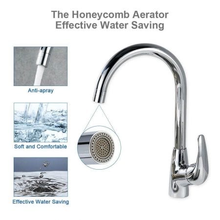 ¡CUPONAZO! Grifo de cocina giratorio con 2 funciones por solo 19,99€