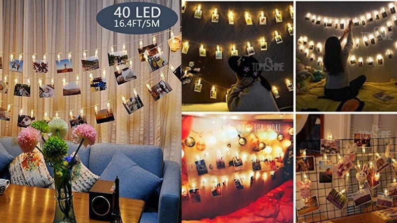 ¡STOCK LIMITADO! Clip Cadena de Luces LED para fotos por solo 8,99€