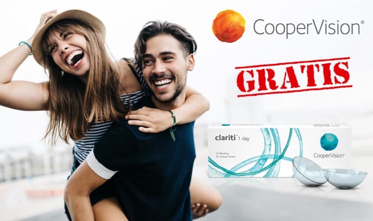 ¡REGALADAS! Pack de 5 pares de lentillas Coopervision Clariti GRATIS 1 coopervision lentillas gratis SuperChollos
