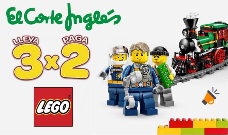 3x2 lego el corte ingles 2018