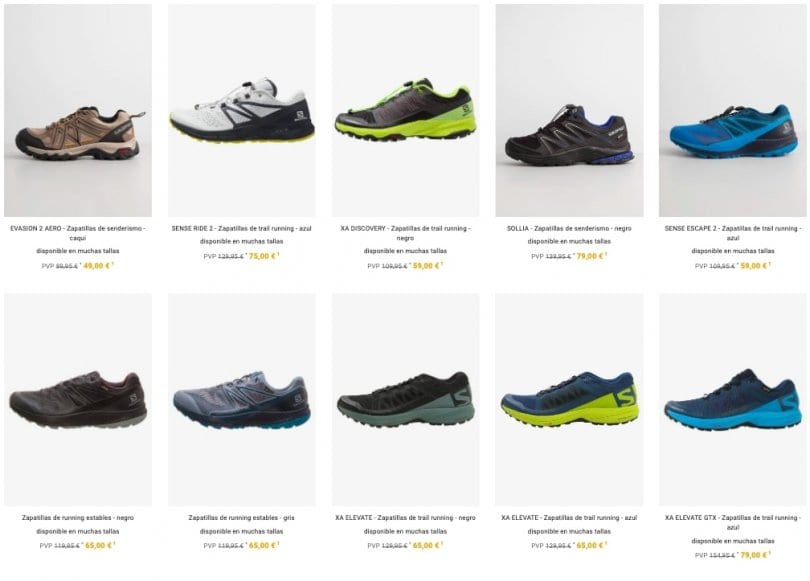 ¡OUTLET SALOMON! Ropa y calzado deportivo a precios de fábrica