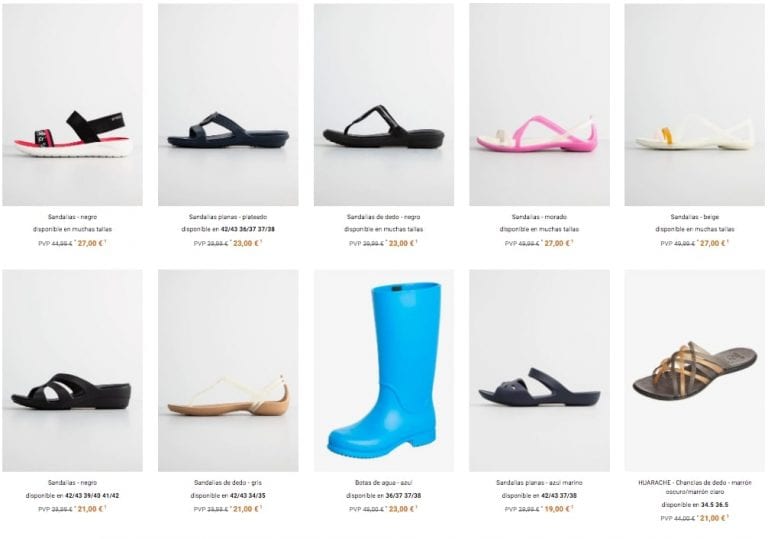 ¡OUTLET CROCS! Hasta 75 DTO. en gran selección de calzado