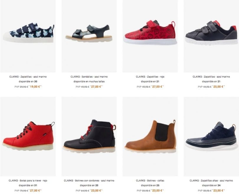 ¡OUTLET CLARKS! Hasta 75 DTO. en calzado de hombre, mujer y niño