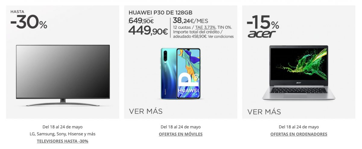 ⏰⏰¡ÚLTIMOS MINUTOS! Tecnoprecios en EL CORTE INGLÉS 💚 2 ofertas tecnoprecios el corte ingles descuentos superchollos scaled SuperChollos