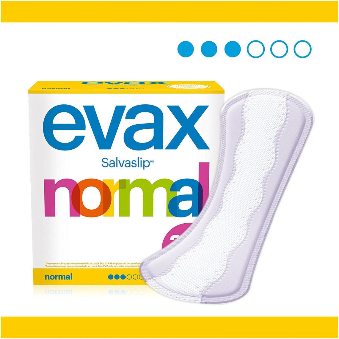 Pack x648 Protegeslips Evax Salvaslip normal por SOLO 16,50€ ¡Sólo 0,03