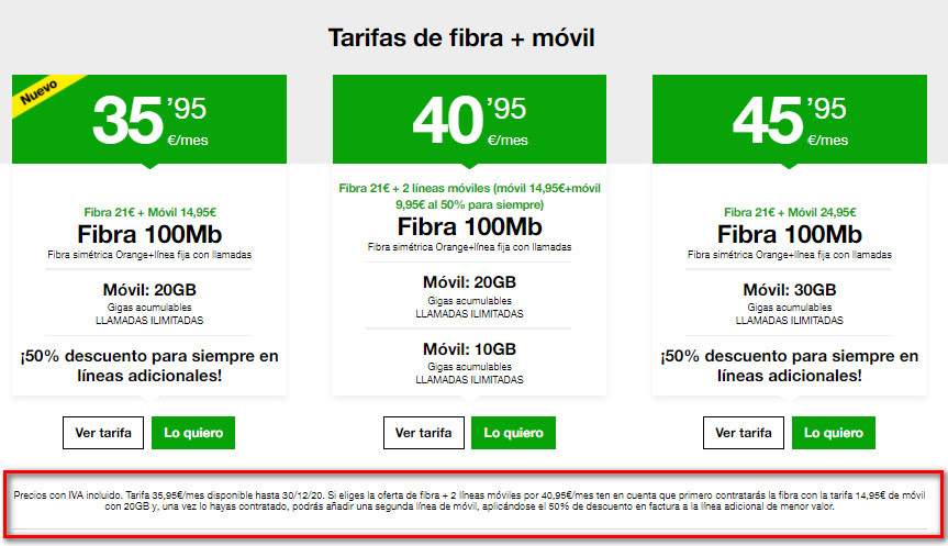 tarifas fibra SuperChollos