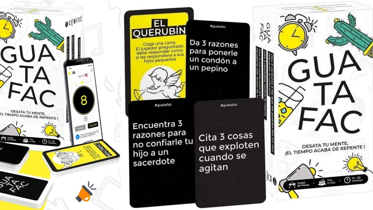 ¡CHOLLO FLASH! Juego de Mesa para adultos GUATAFAC por solo 21,99€