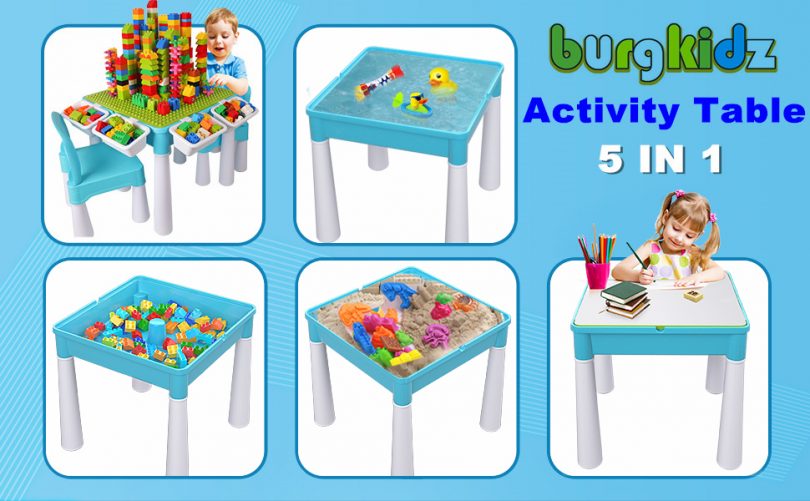Mesa de Actividades 5 en 1 con Bloques de Construcción por SOLO 59,98€