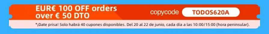 ⏰ ¡SOLO 40 USOS! Cuponazo 50€ GRATIS en AliExpress 🔴YA ACTIVO🔴 3 cupon de descuento de 50E SuperChollos