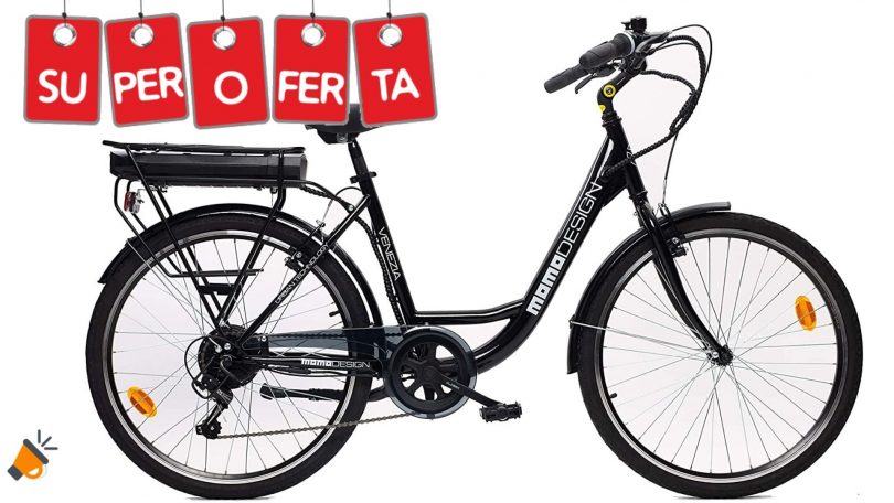 Bicicleta eléctrica MOMO Design Venezia (25km/h y 45kkm) por 465€ 1 oferta MOMO Design Venezia barata SuperChollos