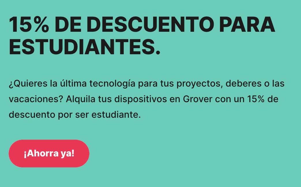Grover, la plataforma que permite alquilar gadgets de forma flexible y con garantía 3 grove SuperChollos