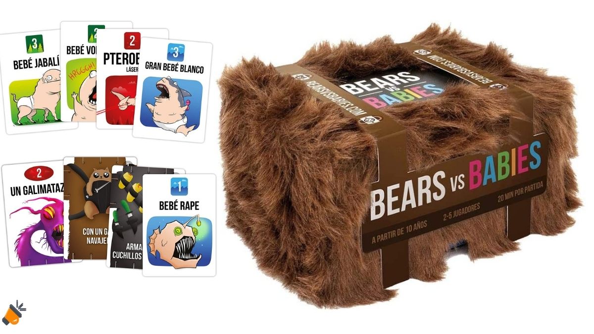 Asmodee - Bears vs Babies - Gioco da Tavolo, Party Game, 2-5 Giocatori, 10+ Anni, Edizione in Italiano
