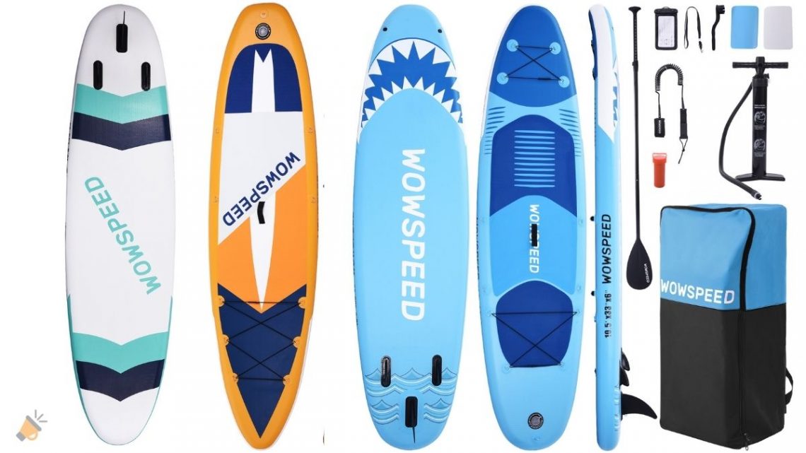 Tablas de surf inflables WOWSPEED + accesorios por SOLO 179€