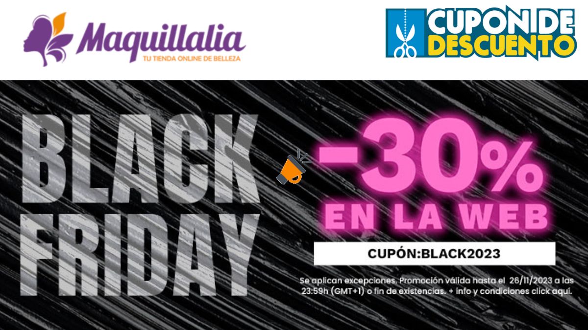 oferta BLACK FRIDAY MAQUILLALIA SuperChollos