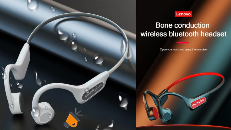 Auriculares deportivos Lenovo X3 Pro de conducción ósea por SOLO 15€ (-64%) 1 oferta auriculares inalambricos Lenovo X3 Pro baratos SuperChollos