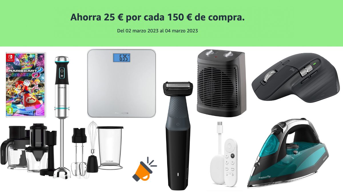 Ahorra 25€ por cada 150€ de compra en +1000 productos de Amazon 🔥 ...