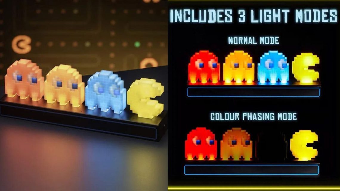 Luces de noche LED de Pac Man con Control de voz por SOLO 9€ (-71%)